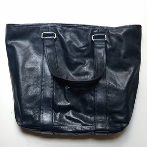 Navy Marc by Marc Jacobs Leather Tote